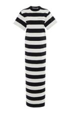 Alexander Wang Chinatown Striped Cotton-jersey Maxi Dress
