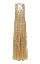 Cucculelli Shaheen Solaris Metallic Tulle Dress