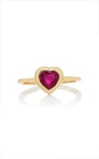 The Last Line Ruby Heart Ring