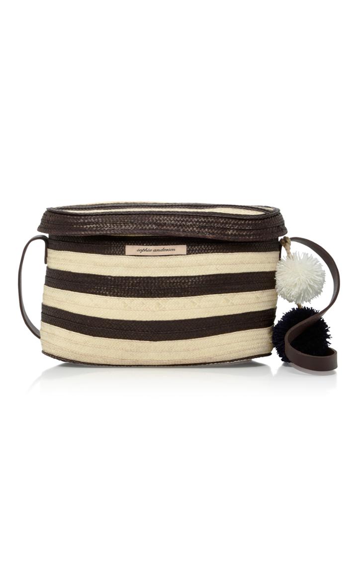 Sophie Anderson Ana Woven Raffia Shoulder Bag