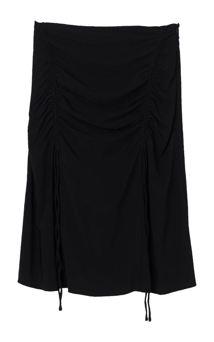 Moda Operandi By Malene Birger Billard Ruched Crepe Skirt