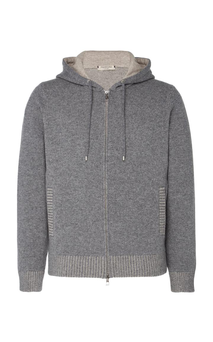 Fioroni Wool And Cashmere-blend Hooded Sweatshirt