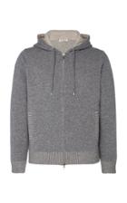 Fioroni Wool And Cashmere-blend Hooded Sweatshirt