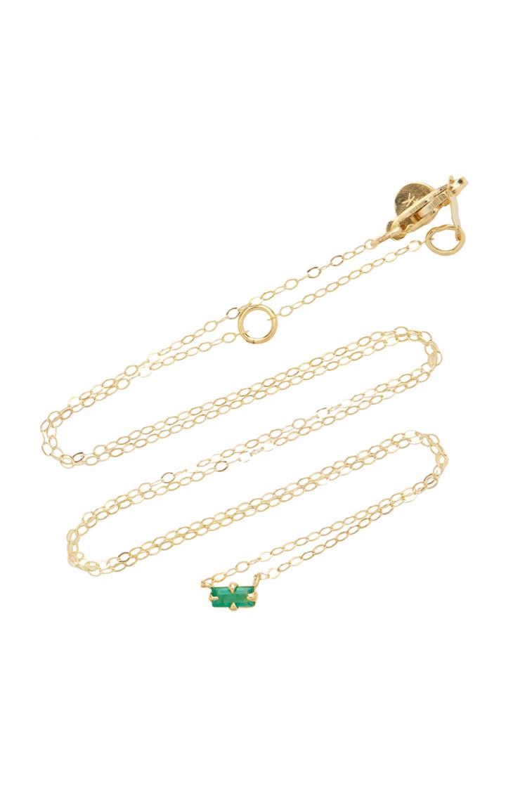 Ila Primary 14k Gold Emerald Necklace