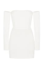 Moda Operandi Alex Perry Caleb Stretch Crepe Off Shoulder Mini
