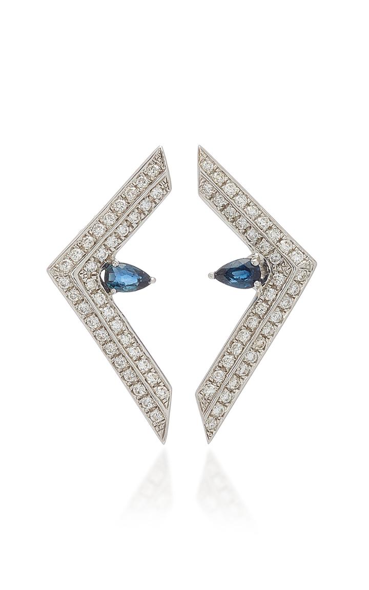 Ralph Masri Phoenician Script Earrings