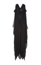 Maison Margiela Draped Silk Georgette Dress