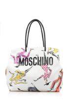 Moschino Allover Fashion Sketch Shopping Tote