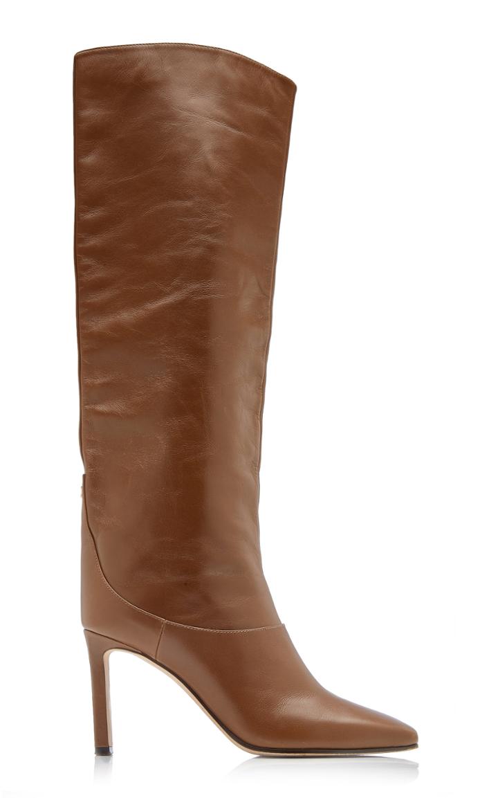 Jimmy Choo Mahesa Leather Tall Boot