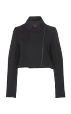 Martin Grant Cotton Cropped Perfecto Jacket