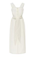 Moda Operandi Nanushka Rita Knit Fray Hem Midi Dress Size: M