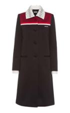 Moda Operandi Miu Miu Embroidered Fleece Coat