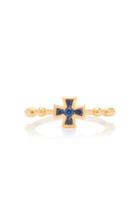 Rosa De La Cruz 18k Gold And Sapphire Ring