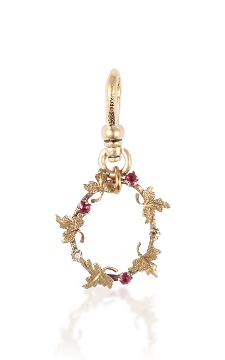 Lulu Frost One-of-a-kind Vintage Delicate Edwardian Wreath Charm C.1910