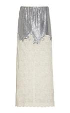 Paco Rabanne Sequin Lace Maxi Skirt