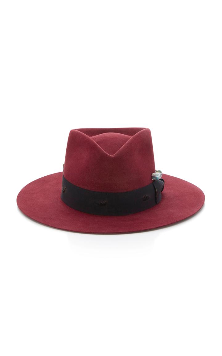 Moda Operandi Nick Fouquet Turquoise Trail Felt Fedora