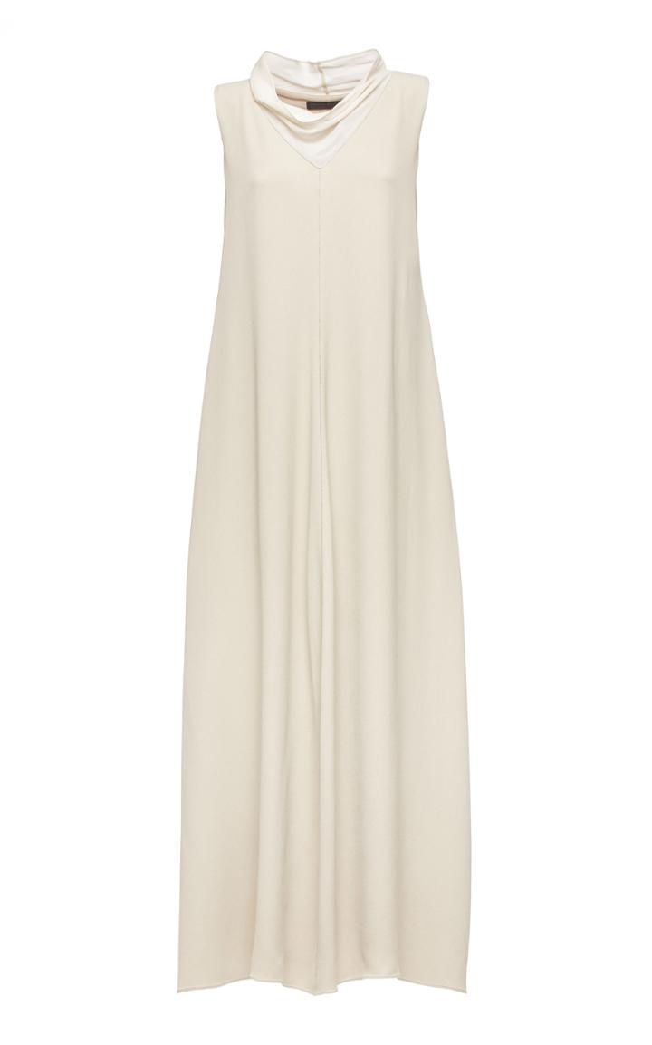Fabiana Filippi Cowl Neck Full Length Dress