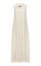 Fabiana Filippi Cowl Neck Full Length Dress