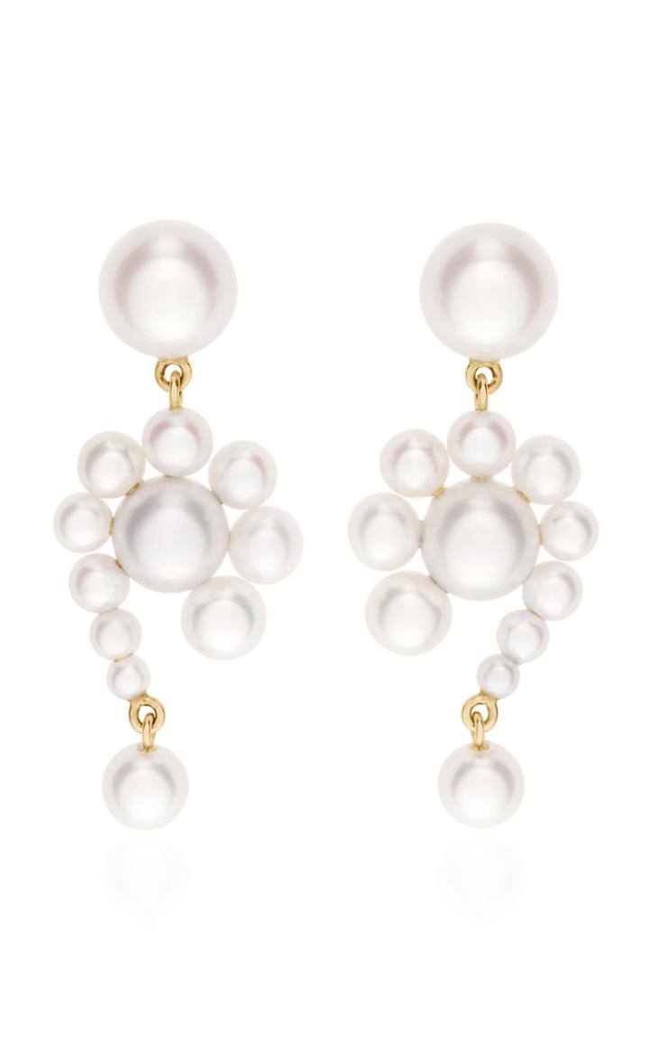 Sophie Bille Brahe Escargot Perle Earrings