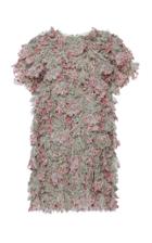 Moda Operandi Rahul Mishra Bougainvillea Floral-appliqud Silk Mini Dress Size: 38