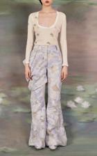 Moda Operandi Yuhan Wang Printed Jersey Top