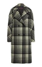 Moda Operandi Martin Grant Plaid Wool Cocoon Coat