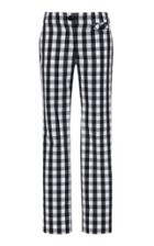 Paco Rabanne Gingham Cigarette Wool Trousers