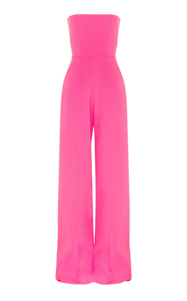 Moda Operandi Alex Perry Mandel Stretch Crepe Strapless Jumpsuit