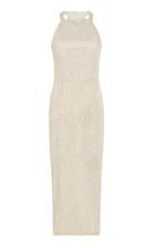 Rachel Gilbert Carrie Sequin-embellished Georgette Midi Dress