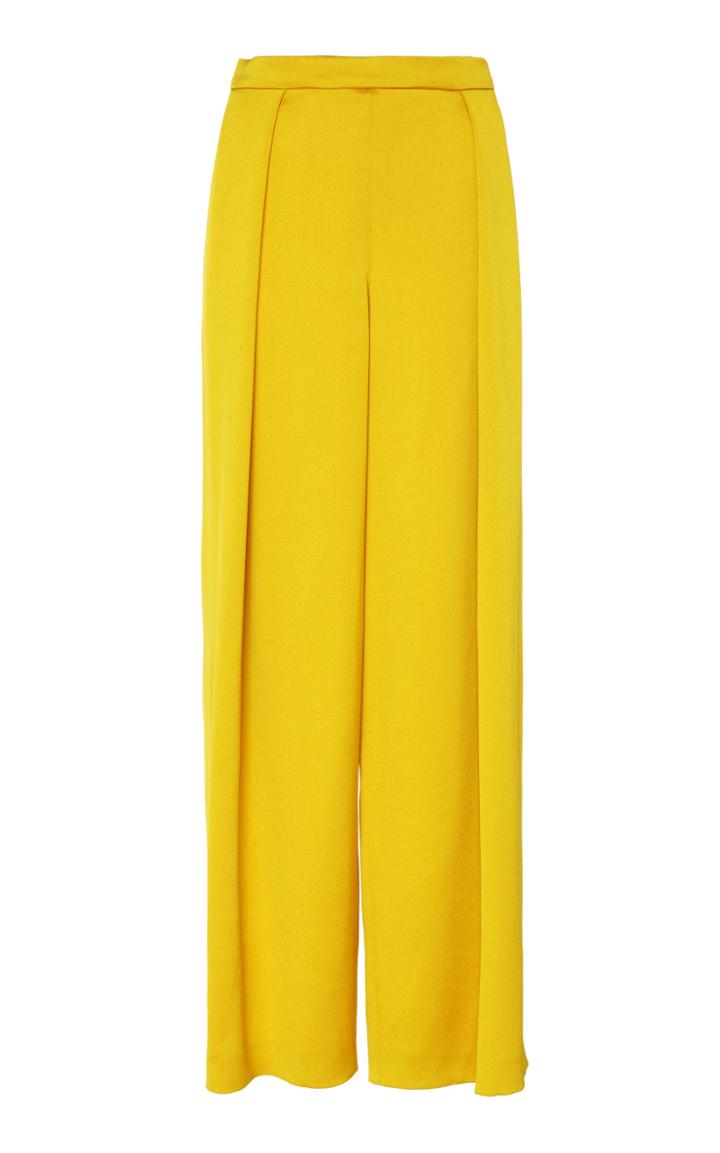 Maison Rabih Kayrouz Satin Wide Leg Trousers
