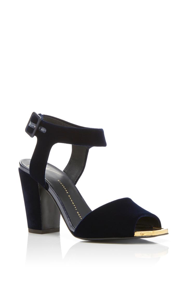 Giuseppe Zanotti Lavinia Velvet Sandals