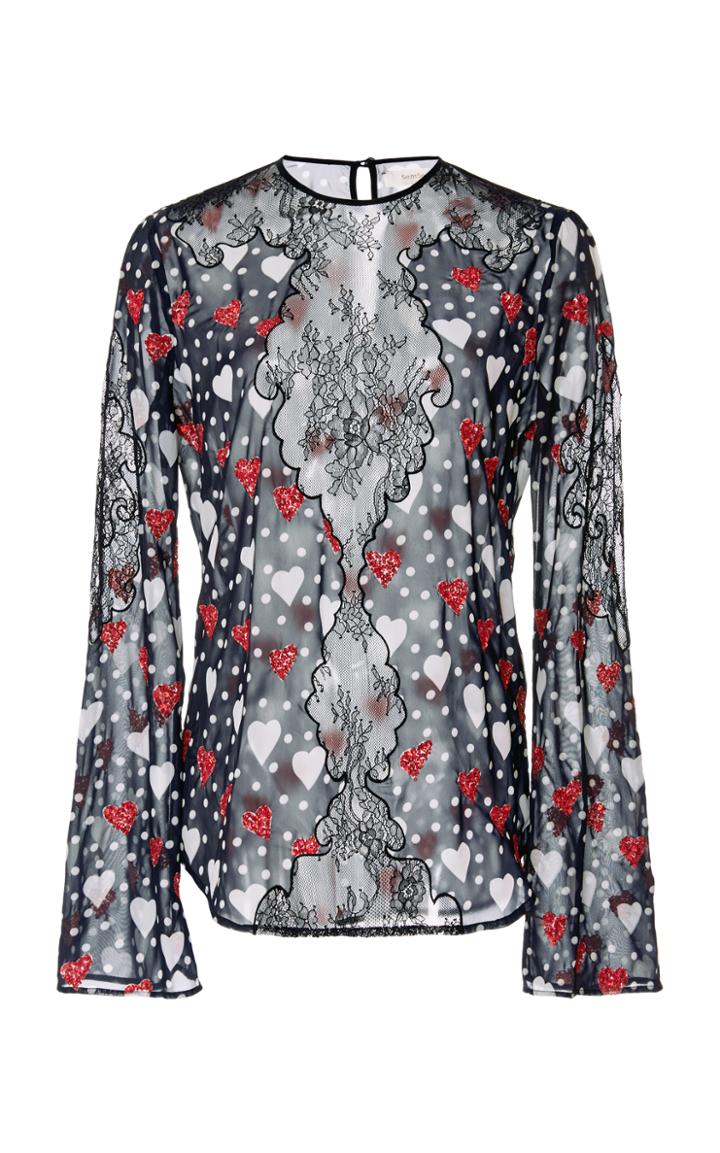 Semsem Gharam Intarsia Top