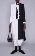 Thom Browne Contrast Wool-silk Blend Blazer