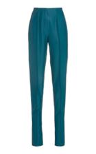 Moda Operandi Sally Lapointe Stretch-faux Leather Elongated Pintuck Skinny Pants