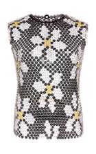 Moda Operandi Paco Rabanne Daisy-motif Chainmail Top Size: 34