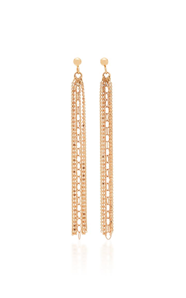 Ginette Ny Unchained 18k Rose Gold Earrings