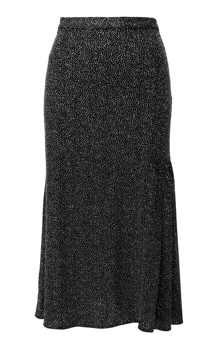 Anouki Black & Sparkly Silver Skirt
