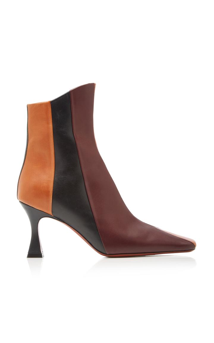 Manu Atelier Duck Leather Ankle Boots Size: 38