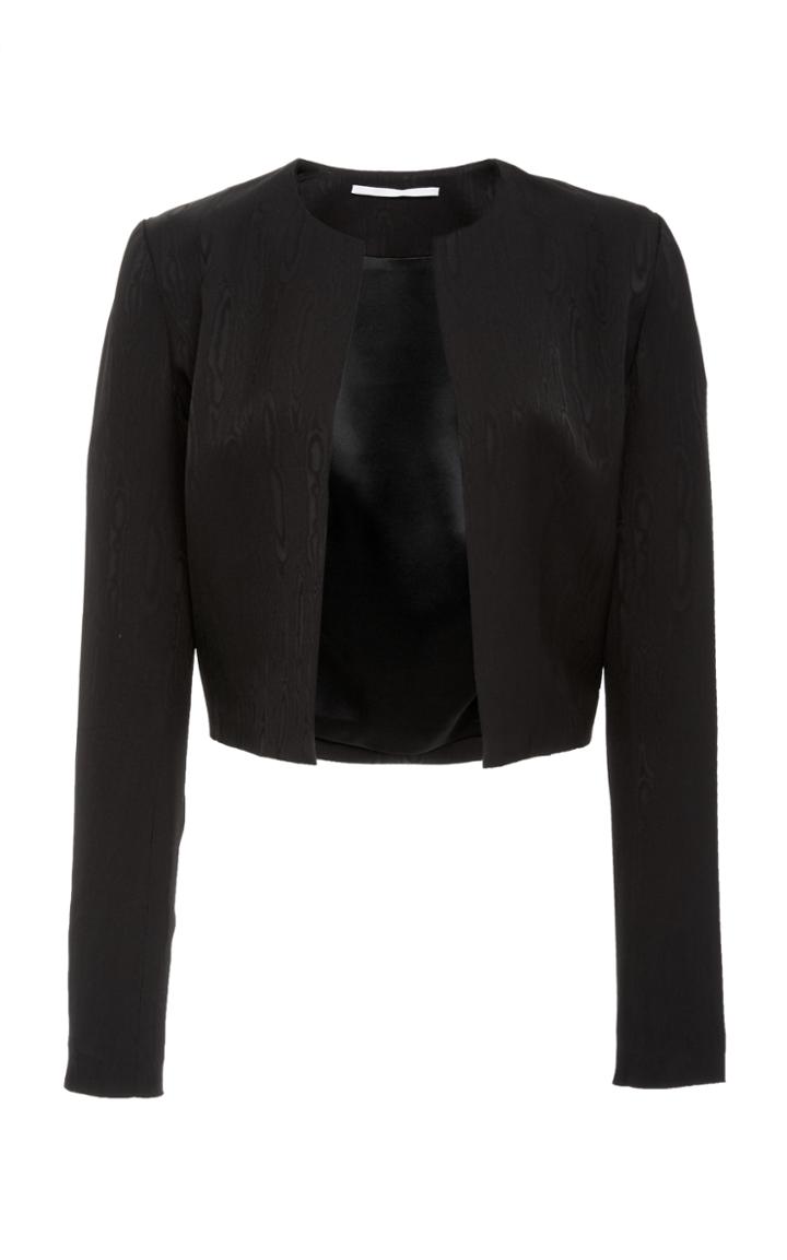 Rosetta Getty Cropped Fluid Moire Jacket
