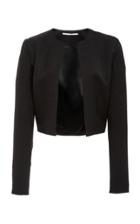 Rosetta Getty Cropped Fluid Moire Jacket