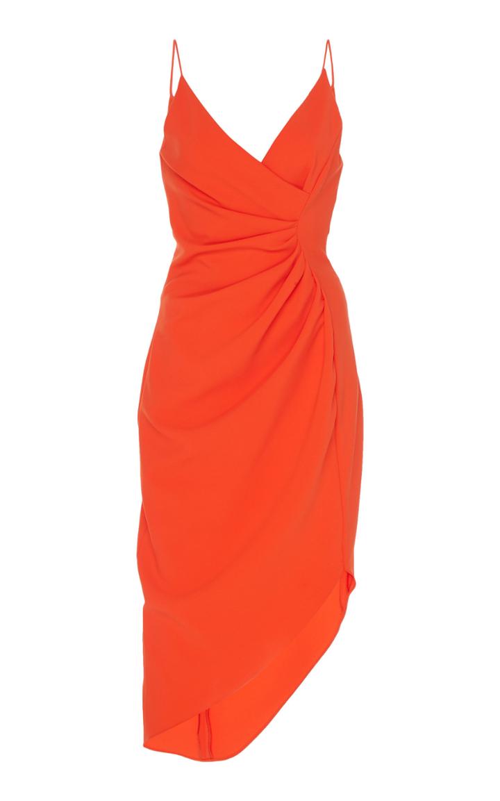 Christian Siriano Side Draped Dress