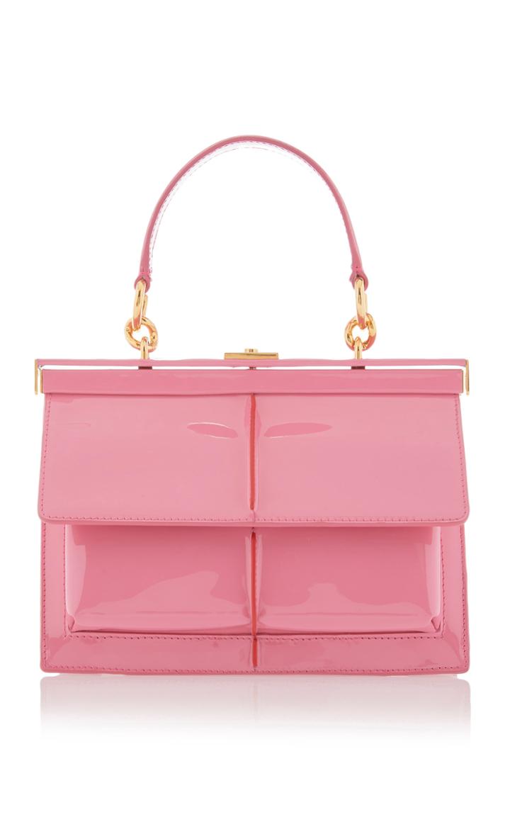 Marni Patent Leather Top Handle Bag