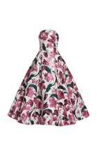 Moda Operandi Carolina Herrera Tulip Lurex Jacquard Maxi Dress