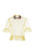 Rahul Mishra Daisy Ruffle Blouse