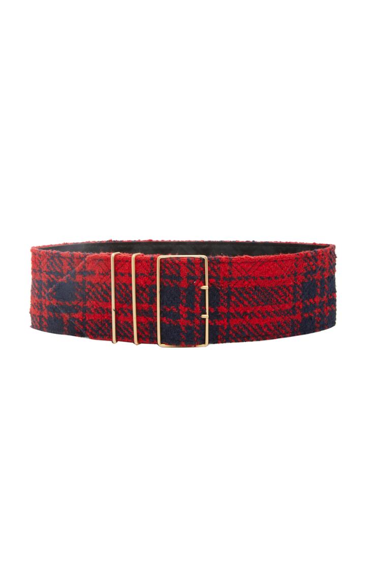 Philosophy Di Lorenzo Serafini Plaid Wide Belt