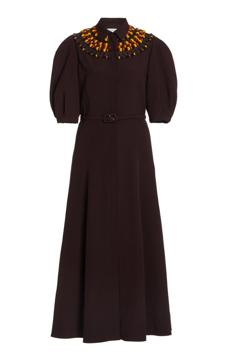 Moda Operandi Gabriela Hearst Nico Woven Silk-wool Dress