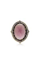 Sylva & Cie 18k Yellow Gold Chalcedony And Diamond Ring