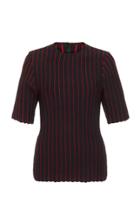 Moda Operandi Rachel Gilbert Stevie Ribbed-knit T-shirt Size: Xs