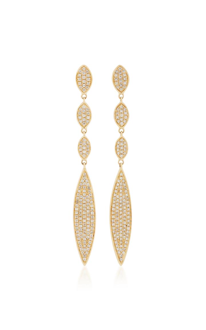 Sydney Evan 14k Gold And Diamond Drop Earrings