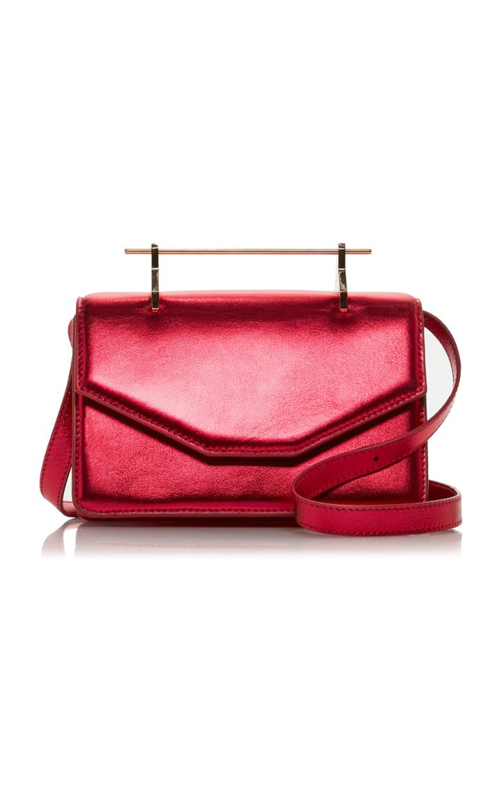 M2malletier Indre Shiny Leather Bag